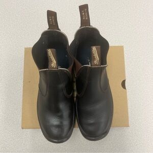 Blundstone Brown Stout Leather Classics Chelsea Boot Size:Mens AU-8 US-9